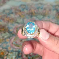 انگشتر فوق لوکس با سنگ  توپاز با کیفیت ومرغوب|جواهرات|نظرآباد, رسالت|دیوار