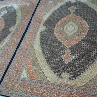 یکجفت فرش ماشینی۶متری ۷۰۰شانه طرح ماهی درحدنوسالم