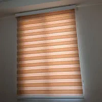 دو عدد پرده زبرا (طوسی و کرم)