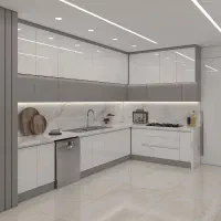 ساخت و نصب کابینت هایگلاس با بهترین قیمت و کیفیت