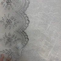 پرده حریر لب حاشیه دوطرف ترک درحد نو|پرده، رانر، رومیزی|تهران, بهاران|دیوار