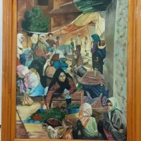 تابلو نقاشی دست هنرمند (بازار محلی گیلان)