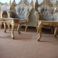 مبل سلطنتی و میز  مفت قیمت یدونه میز ناهار خوری|مبلمان خانگی و میز عسلی|پاکدشت, پاکدشت (مامازند)|دیوار
