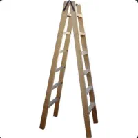 نردبان چوبی دوطرفه ۳ متری