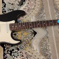 گیتار الکتریک آریا مدل STG اصل کره با آمپلی فایر|گیتار، بیس، امپلیفایر|سنندج, |دیوار