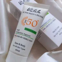 ضد آفتاب ویتابلا SPF 50 مناسب انواع پوست