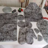 سرویس آشپزخانه ۴۵۰هزارتومان|سفره، حوله، دستمال آشپزخانه|تبریز, |دیوار