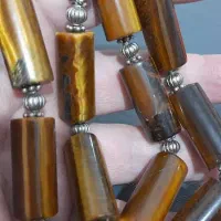 تسبیح گردنبندسنگ چشم ببر سنگ قدیمی مهره قدیمی|جواهرات|تهران, سجاد|دیوار