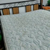 تخت دونفره فلزی همراه تشک