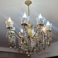 لوستر ۸ شاخه|لوستر و چراغ آویز|تبریز, |دیوار