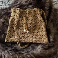 کیف بافتنی قلاب بافی