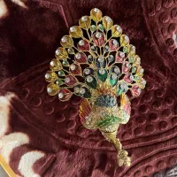 دو عدد طاووس دکوری