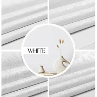 مرکزکاغذ دیواری مدروزرشت2025ساده سفید پتینه