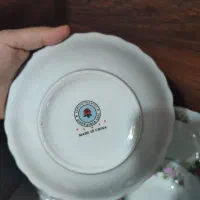 کاسه آبگوشت خوری گل سرخی