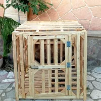 قفس چوبی سگ