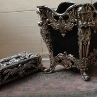 سطل و جا دستمال خیلی شیک