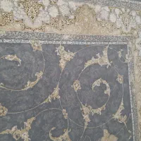 یک جفت فرش ۱۲ متری ۱۲۰۰شانه گل برجسته