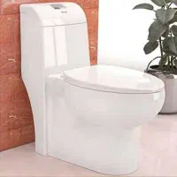 توالت فرنگی سایز بزرگ با خروجی 4 ضد لک بغل صاف|لوازم سرویس بهداشتی|تبریز, |دیوار