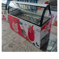 تاپینگ فریزر بستنی اسکوپ صندوقی ۶لگن ب بالاو یخچال|فروشگاه و مغازه|تهران, شوش (باغ آذری)|دیوار