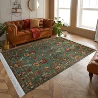 فرش مخمل نادی طرح فانتزی