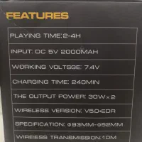 اسپیکر YCW اکبند 60 وات|پخشکننده همراه|ارومیه, |دیوار