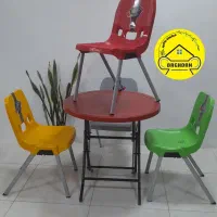 صندلی پلاستیکی پایه آهنی نشکن کد 5555/باغدان|میز و صندلی غذاخوری|چهارباغ, |دیوار