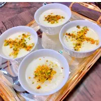 فرنی داغ و خوشمزه