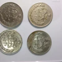 تعدادی سکه قدیمی پهلوی|کلکسیون سکه، تمبر، اسکناس|بروجرد, |دیوار