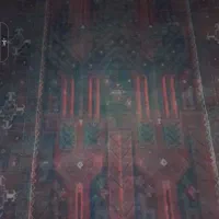 یک فرش دست بافت بلوچی است|فرش|زابل, |دیوار