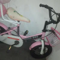 دوچرخه سایز ۱۲ صورتی