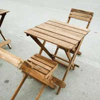 میز صندلی تاشو چوبی|میز و صندلی غذاخوری|بجنورد, |دیوار