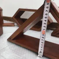 شلف دیواری چوبی دست ساز قدیمی ۵ عدد|کتابخانه، شلف، قفسههای دیواری|تهران, صد دستگاه|دیوار