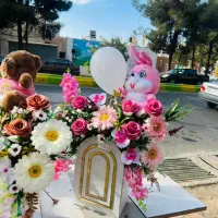 سبد گل مصنوعی و گل طبیعی گلفروشی رز پایه عزاداری|گل مصنوعی|بیرجند, |دیوار