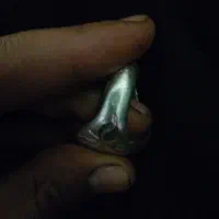 گمشده انگشتر نقره نگین زرد الماس روس