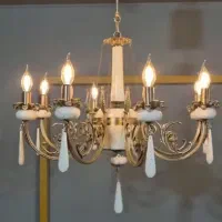 لوستر برنز و سنگ طبیعی