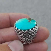 انگشتر نقره فیروزه|جواهرات|شاهین‌شهر, شهرک گلدیس|دیوار