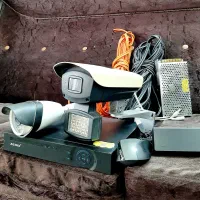 دستگاه DVR . هارد . دوربین . کابل . پاور