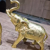 فیل خانواده برنجی (توضیحات خوانده شود)|صنایع دستی و سایر لوازم تزئینی|تهران, خاک سفید|دیوار
