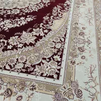 یک جفت فرش ۱۲ متری زرشکی ستاره طلایی ملت|فرش|اصفهان, سروستان|دیوار