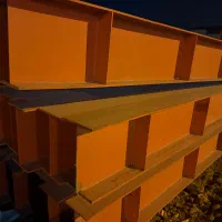 ریل جرثقیل رنگ شده ۶ متری