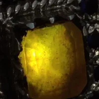 انگشتر فوق کلیکسیونی دوقاب یاقوت زرد یا گارنت