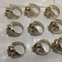سنگ قیمتی و رکاب خالی نقره همه دست‌ساز عیار 925|جواهرات|مشهد, هفده شهریور|دیوار