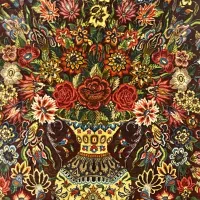 تابلو فرش تمام ابریشم قم|تابلو فرش|تهران, کاشانک|دیوار