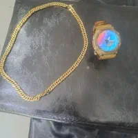 ساعت مچی گردنبند کارتیر طلایی