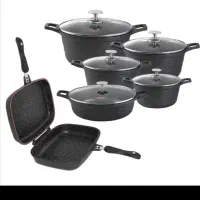 سرویس قابلمه گرانیت نالینو درجه ۱ مدل الیتا آکبند