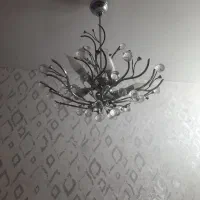 دو جفت لوستر کریستالی بلوری الماسی اصل