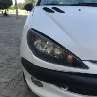 چراغ جلو ۲۰۶ شفاف با تعویض رایگان جفتی۱۷۰۰