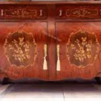 کنسول چوبی تمام راش