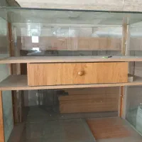 ویترین چوبی وشیشه