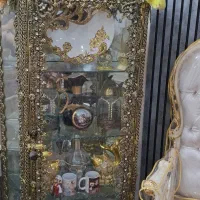 ست بوفه و ساعت ایستاده روکش برنز|بوفه، ویترین، کنسول|تهران, خرمشهر|دیوار